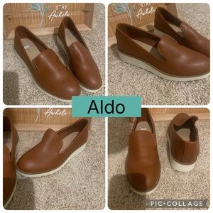 Aldo Leather Loafers Size 6.5- Offers Welcome
